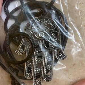 Hand of fasfma necklace